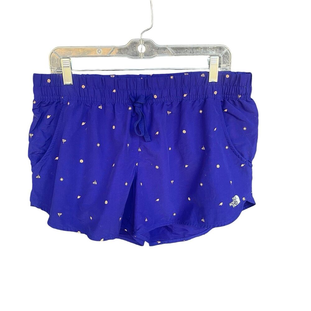 The North Face Class V Mini Shorts Womens Large‎ Flashdry Nylon Casual Floral